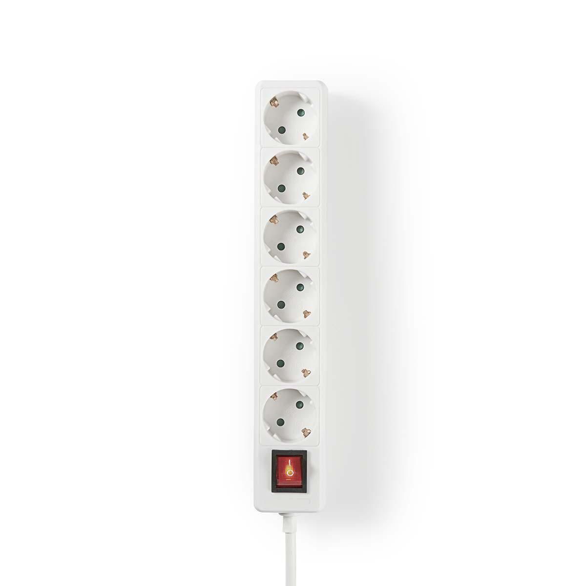 Nedis EXSO630F2WT - Stekkerdoos - 3m - Wit