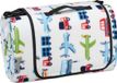 Relaxdays XXL picknickkleed - 300 x 200 cm - waterdicht - wit, blauw, rood