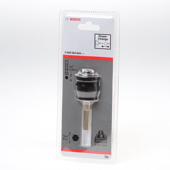 Bosch Adapter Power-Change HEX zeskant 8,7 mm