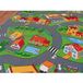 Rugsx - Tapis enfant ruelles petit village multicolore 200x450 cm