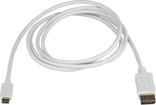 StarTech USB-C naar DisplayPort Kabel - 1.8m - 4K 60Hz - Wit