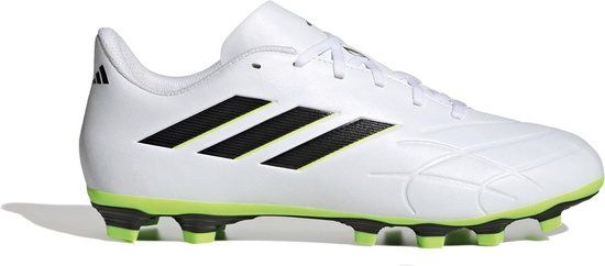 adidas Copa Pure.4 FxG Voetbalschoenen Heren - Maat 46 2/3 - Wit/Zwart/Limegroen