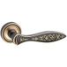 Fimet Garniture à béquilles BLOSSOM 1378-261 en laiton, BB-Buntbart - Bronze foncé - Bronze clair