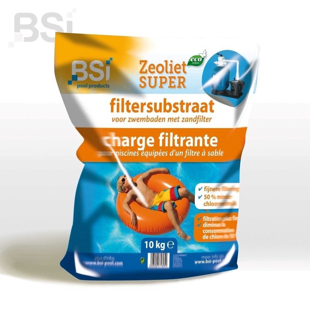 Bsi Zeoliet super filtersubstraat 10 kg - voor zwembaden met zandfilter