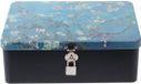 Merkloos Blikopbergdoos - Retro Stijl - 24,5 x 18 x 8,5 cm