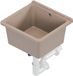 QLS Gootsteen Beige 40x38x22 cm van Kunststof
