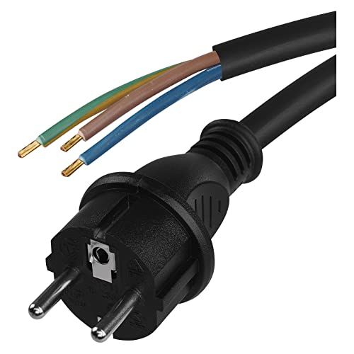 Emos SY-11 Flexo-kabel Gu mmi 3x1 mm 3M zwart