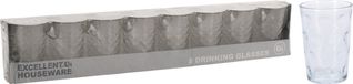 Verres à boire 200 ml 8 pièces - Transparent