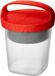 Koziol Buddy Snackbox avec couvercle 500 ml Bio - Rouge
