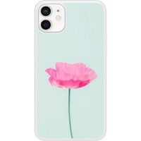 Apple Siliconen hoesje compatibel met iPhone 12 Rose Flower