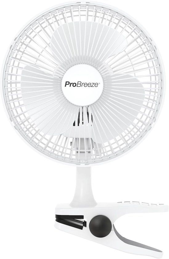 Pro Breeze Professionele 15cm Mini Ventilator met Klem