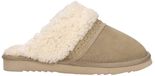 Warmbat Nhill Strap Curly Wool Dames Sloffen - Ecru