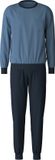 CALIDA Heren Pyjamas Katoen Blauw Gemêleerd Maat S