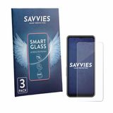 Savvies 3 Stuks Screenprotector - Geschikt voor Sonim XP Pro E - Beschermfolie Glas Transparant