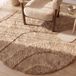 LABEL51 Rima Vloerkleden - Creme - Polyester - 200x200 cm - Rond