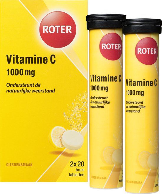 Roter Vitamine C 1000mg bruis - 40 tabletten - Citroen