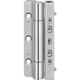 SIMONSWERK 5 190911 0 04003 RB-5020 huisdeurband, comfortabele 3D-deurband voor kunststof huisdeuren, mat roestvrij staal, zilver