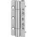 SIMONSWERK 5 190911 0 04003 RB-5020 huisdeurband, comfortabele 3D-deurband voor kunststof huisdeuren, mat roestvrij staal, zilver
