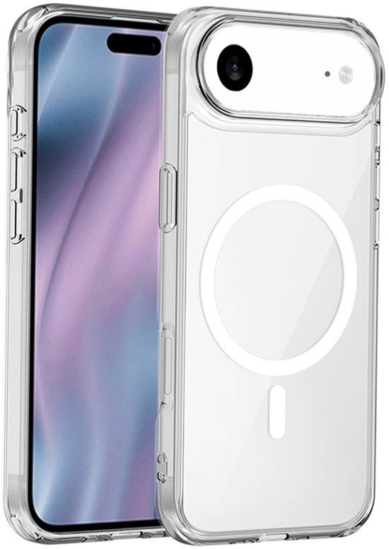 imoshion Hoesje - Geschikt voor Apple iPhone 17 Air - Protective Backcover geschikt voor MagSafe - Transparant