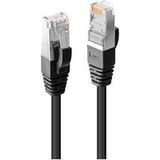 Lindy Premium - Verbindingskabel - RJ-45 (M) naar RJ-45 (M) - 30 m - SFTP - CAT 6 - halogeenvrij, zonder haken - zwart