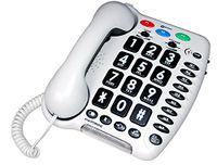 Geemarc Telecom Amplipower 40 - Versterkte telefoon - Wit - Grote knoppen