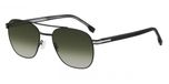 HUGO BOSS Boss 1723/S Zonnebril voor heren, zilver mat zwart