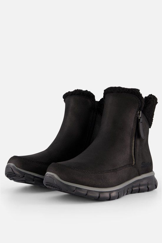 Skechers Synergy-Collab Dames Laarzen - Zwart - Maat 37