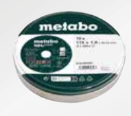 Metabo accessoires Metabo 10x Doorslijpschijven | SP 115x1x22,33 | Inox | TF 41W - 616398000
