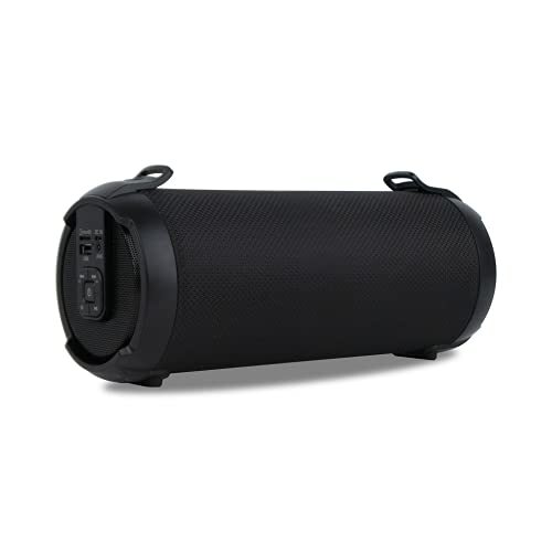 NGS Roller Tempo Black - Portable Speaker Compatible with Bluetooth 5.0 Technology and TWS (USB/SD/AUX IN). Colour Black