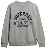 Superdry Vintage Athletic Crew Sweatshirt Light Grey Marl/Navy Heren XXL