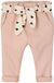 Vertbaudet Paperbag babybroek met riem oudroze