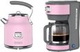 Westinghouse Set de 2 pièces – Bouilloire 1,7L + Cafetière filtre – Rose