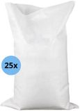 Nedwater Linyi Dayu Plastic Products Co., Ltd Zandzakken 25 stuks – 40 x 60 cm - Wit incl. sluitingsriem - Scheur- en slijtvast geweven Polypropyleen (PP) - Tegen wateroverlast - Overstromingsbescherming - Ongevuld