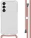 iMoshion Hoesje Samsung Galaxy A55 - Backcover met koord - Rosé Goud
