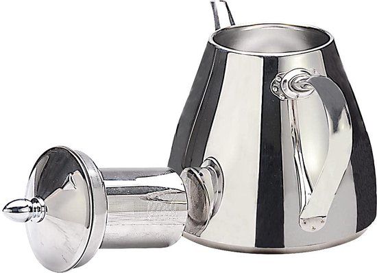 SANQIAHOME RVS Theepot - 1.2L - Met Filter - Zilver