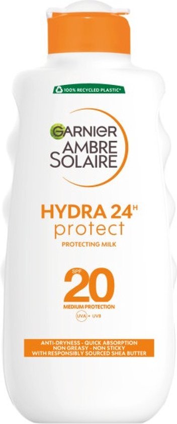 Garnier Ambre Solaire Hydraterende zonnebrandmelk SPF 20 - 200 ml