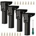 Lot de 4 pieds de bureau pliables, 20 cm