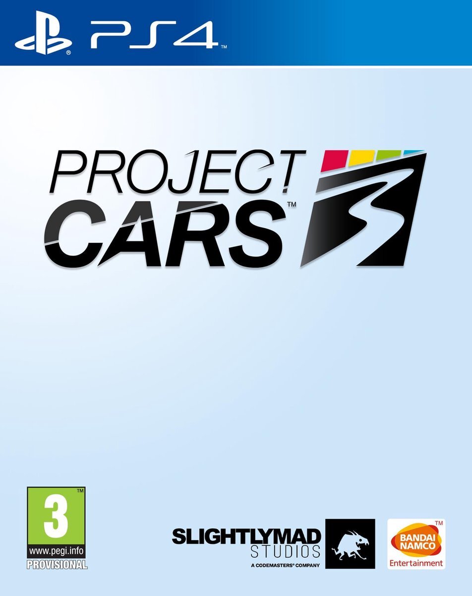 Namco Bandai Project Cars 3 PlayStation 4