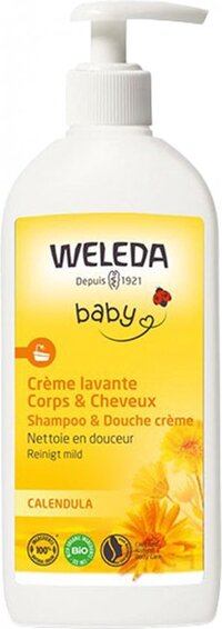 Weleda Baby Calendula Lichaams- en Haarwas 400 ml