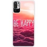 Redmi Bedrukt siliconen hoesje compatibel met Redmi Note 10 5G Be Happy nuage
