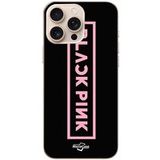 Blackpink Housse de protection iPhone 16 Pro Max Blackpink VIP kaartjes Blackpink logo avant noir