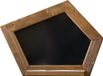 AXI Tableau noir Crooked en bois marron