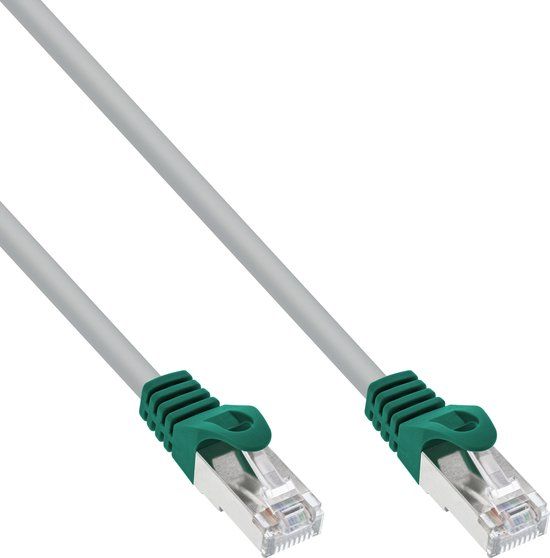 InLine 10m Cat5e F/UTP Netwerkkabel - Grijs