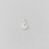 Wit Design Letters Wit Marmeren Bedel (Zilver)