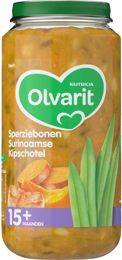 Olvarit 15m01 Sperziebonen Surinaamse Kipschotel