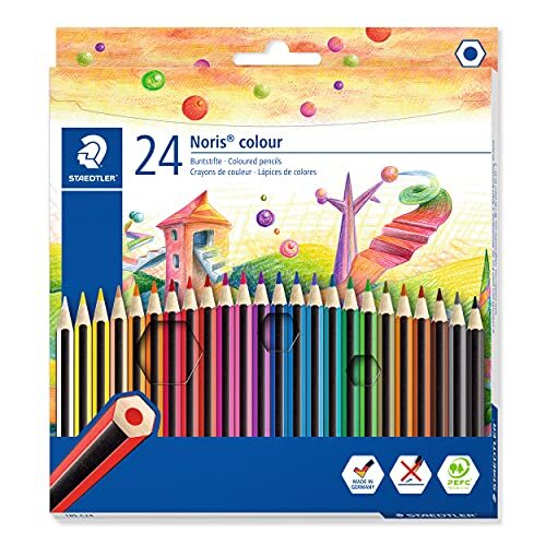 Staedtler Noris Colour Kleurpotloden, Met 24 Verschillende Kleuren