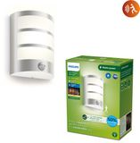 Philips LED Philips Python wandlamp - Ultra Efficient - RVS - met sensor - 3,8W