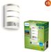 Philips LED Philips Python wandlamp - Ultra Efficient - RVS - met sensor - 3,8W