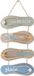 Unyqoos® Décoration murale en bois avec corde et tongs