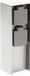 Wiltec prise extérieure double en acier inoxydable, prise de jardin 230V avec indice de protection IP44 pour extérieur